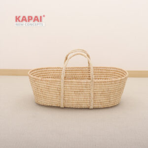 Corn Husk Baby Moses Basket MA-01