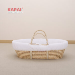 Corn Husk Baby Moses Basket MO-RS