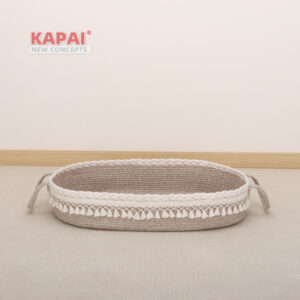 Cotton Rope Baby Changing Basket C-LG